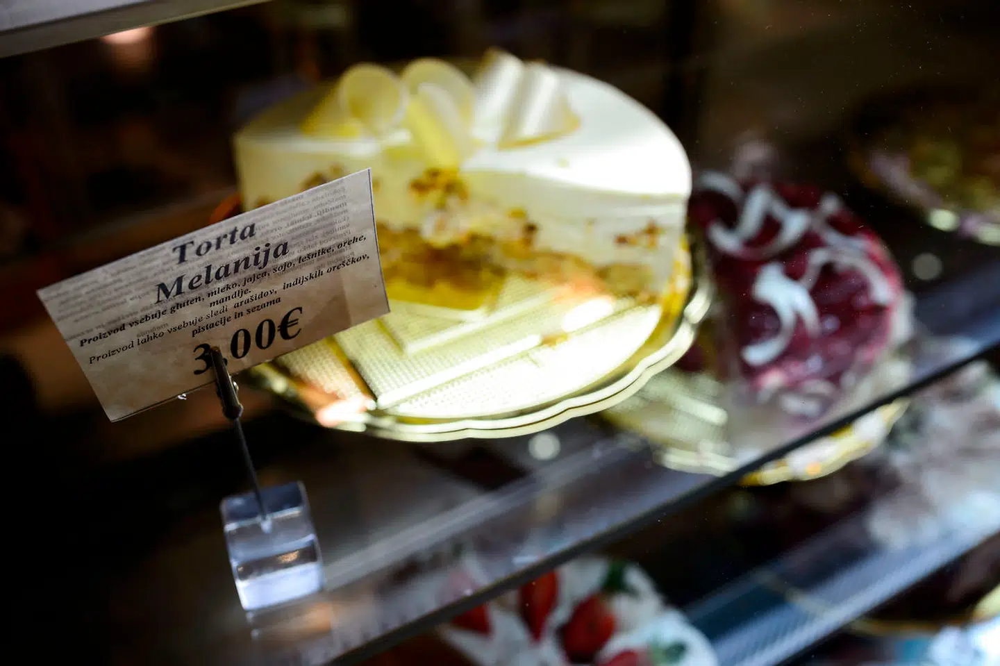 I byen Sevnica serveres der Melania-kage opkaldt efter USAs førstedame, Melania Trump.