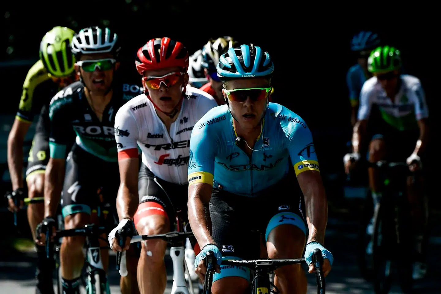 Michael Valgren under 15. etape, hvor han var en stor hjælp for Magnus Cort.