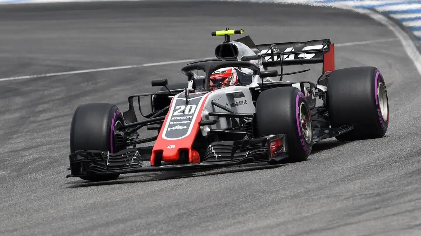 Kevin Magnussen under dagens kvalifikation.
