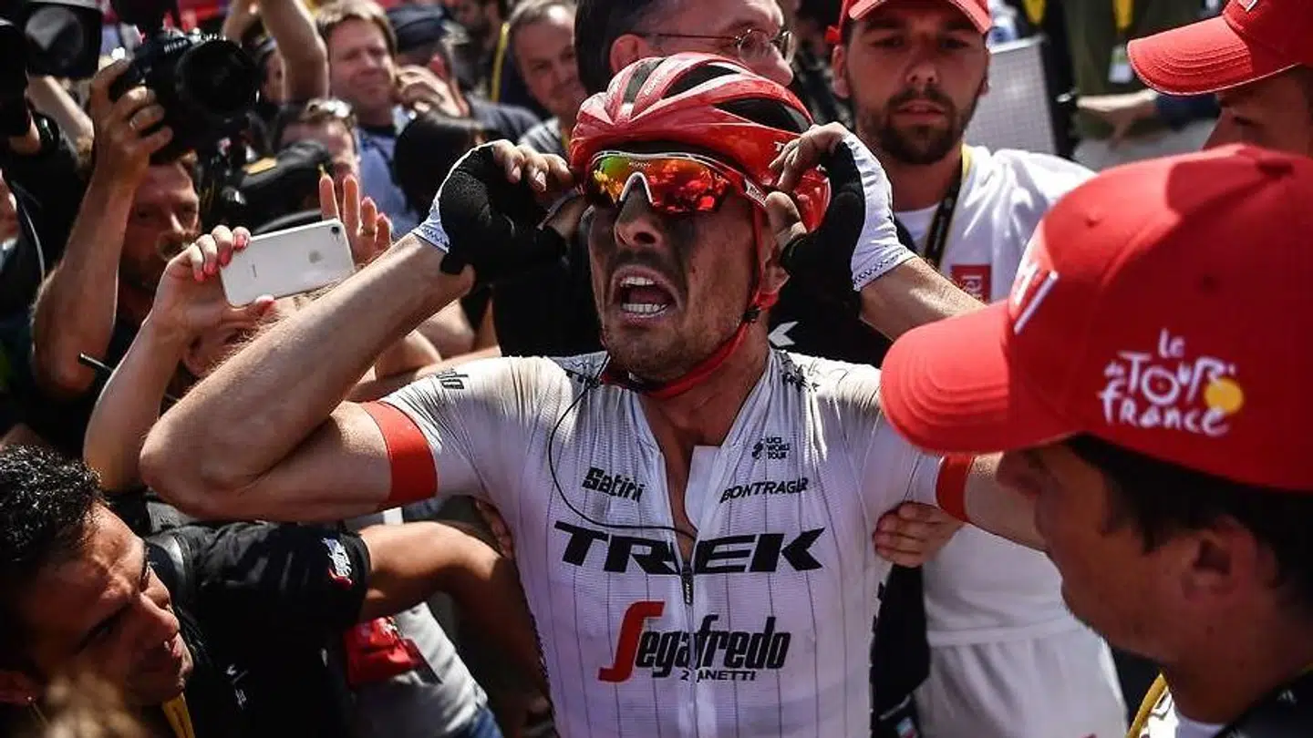 John Degenkolb jubler efter sin sejr på niende etape af Tour de France.