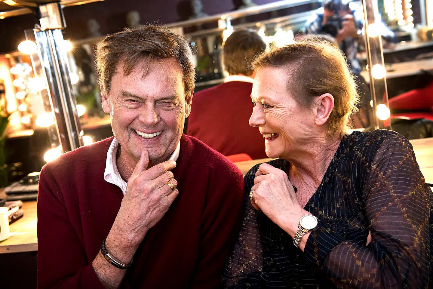 Ulf Pilgaard og Lisbet Dahl har i mange år spillet sammen i Cirkusrevyen.