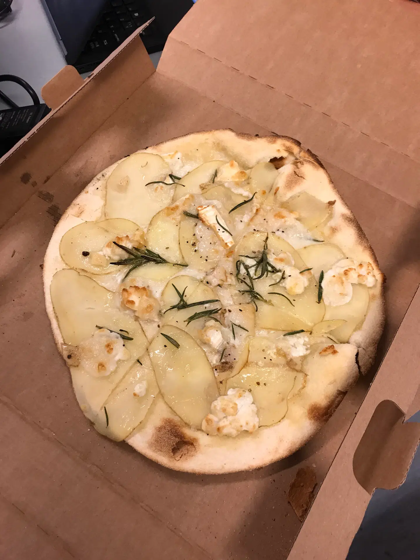 Gorms kartoffelpizza havde fået lidt for meget salt.