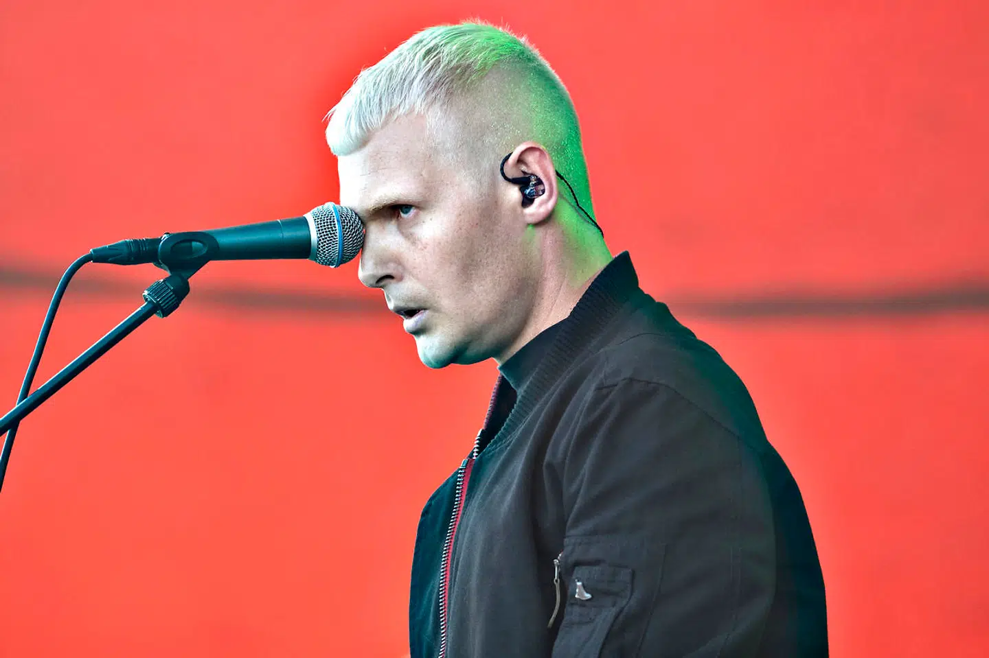 Minds of 99 på Orange Scene ved Roskilde Festival, fredag den 6. juli 2018. Forsanger Niels Brandt.. (Foto: Jens Nørgaard Larsen/Ritzau Scanpix)