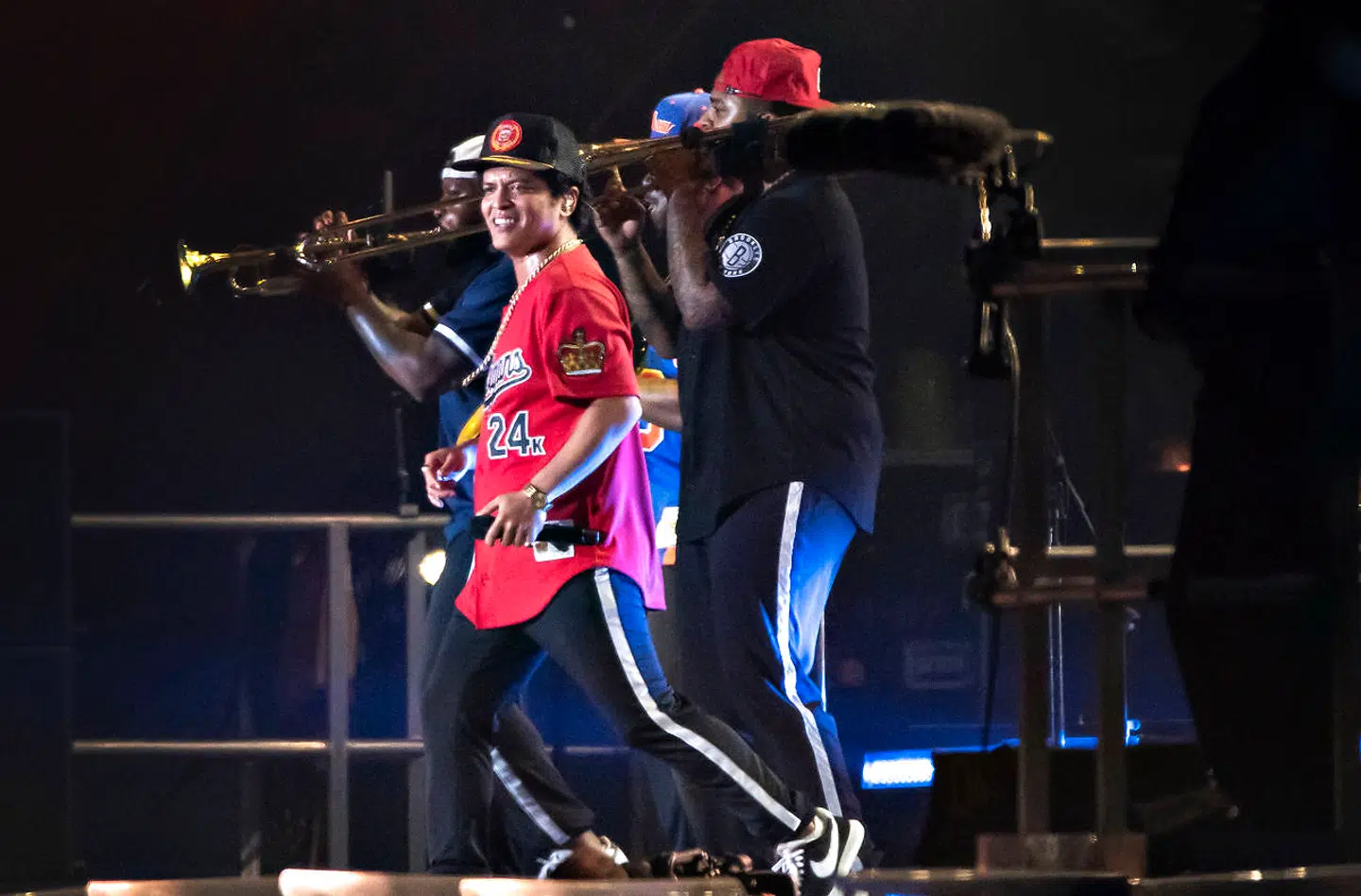 Roskilde Festival 2018 Den amerikanske sanger Bruno Mars på Orange Scene torsdag 5. Juli 2018. (Foto: Torben Christensen/Ritzau Scanpix)