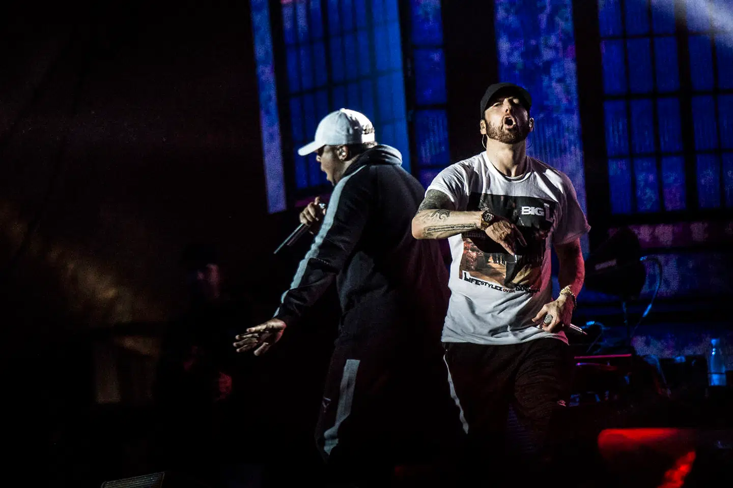 Eminem slutter Orange Scene af på Roskilde Festival onsdag den 4. juli 2018.