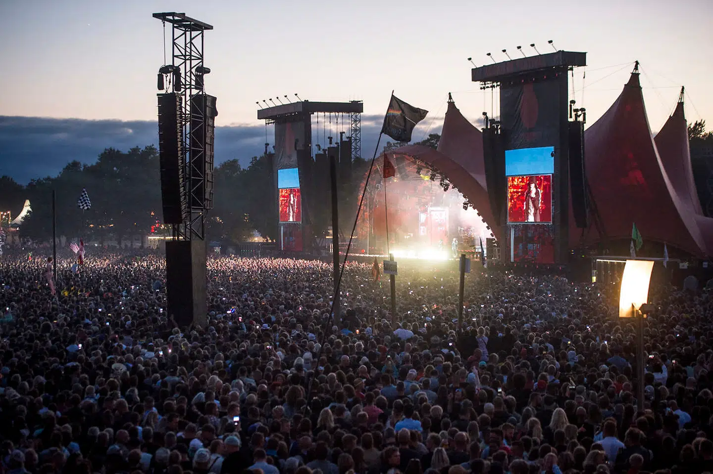 Publikum til Eminem på dette års Roskilde festival.