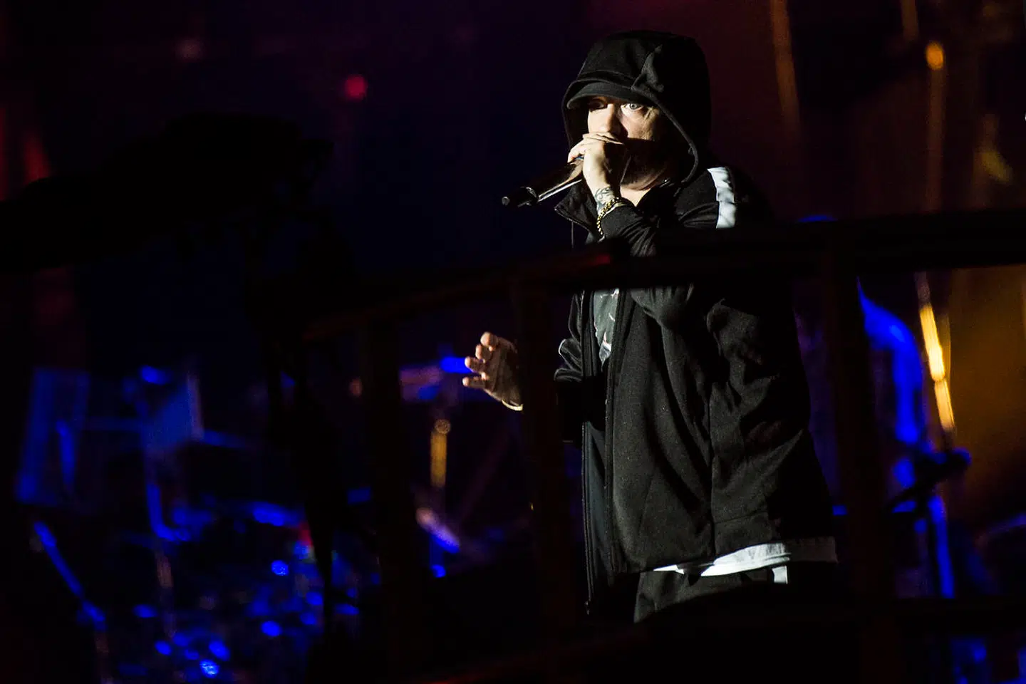 Eminem slutter Orange Scene af på Roskilde Festival onsdag den 4. juli 2018.