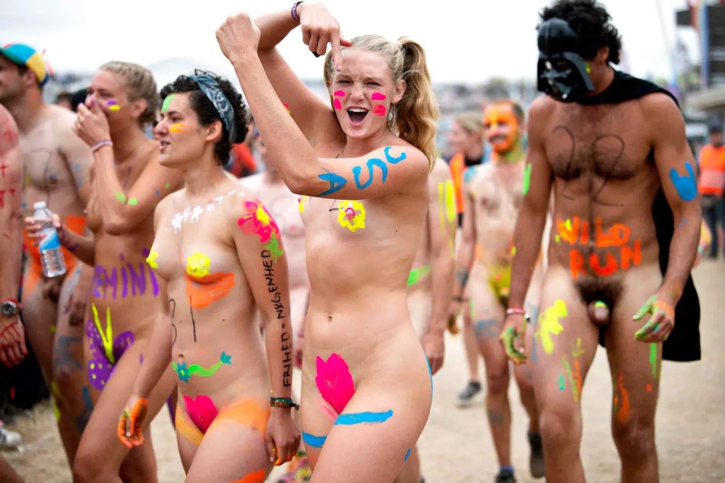 Roskilde Festival 2018 Nøgenløb Dame-vinderen Lily 19 år fra Kentucky