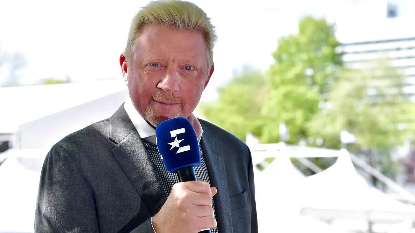 Boris Becker på tv.