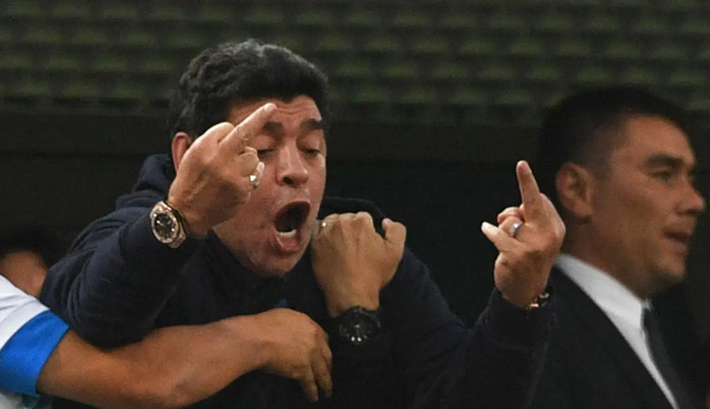 Fodboldlegenden Diego Maradona