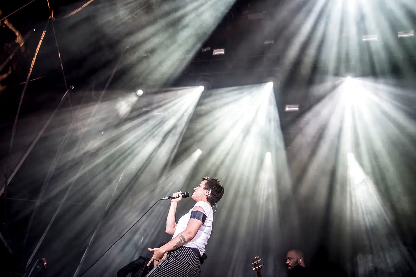 Alanis Morissette under sin koncert på Tinderbox i Tusindårsskoven i Odense, fredag den 29. juni 2018.