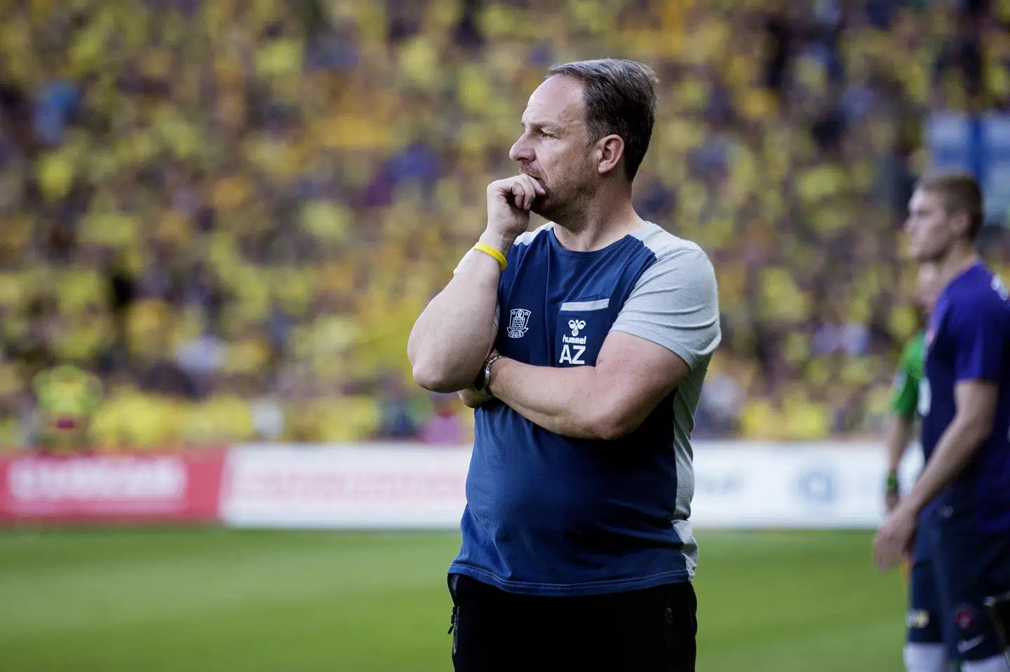 Alexander Zorniger er stadig meget skuffet, efter at hans Brøndby-hold i maj smed DM-guldet på gulvet. Liselotte Sabroe/arkiv/Ritzau Scanpix