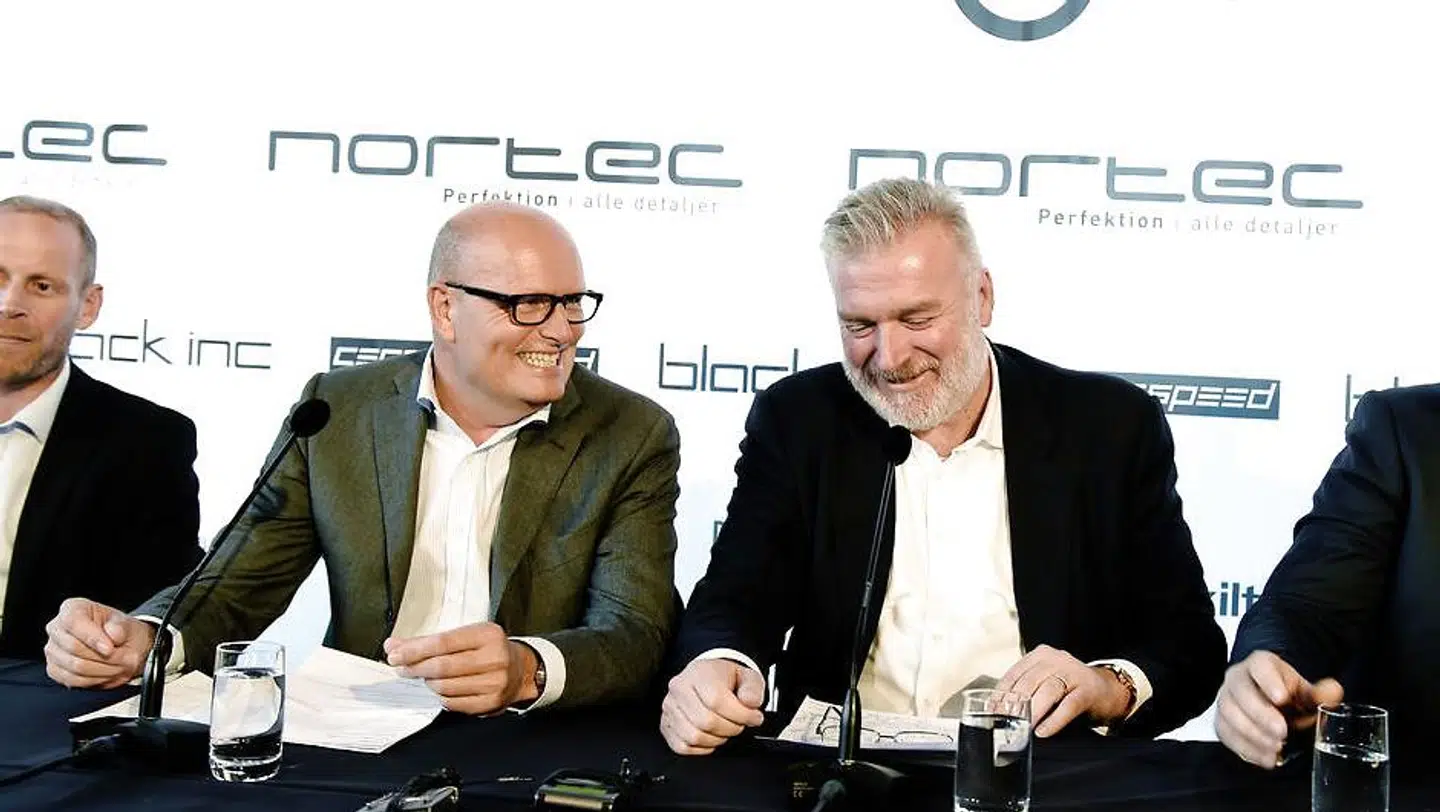 Bjarne Riis og Lars Seier Christensen