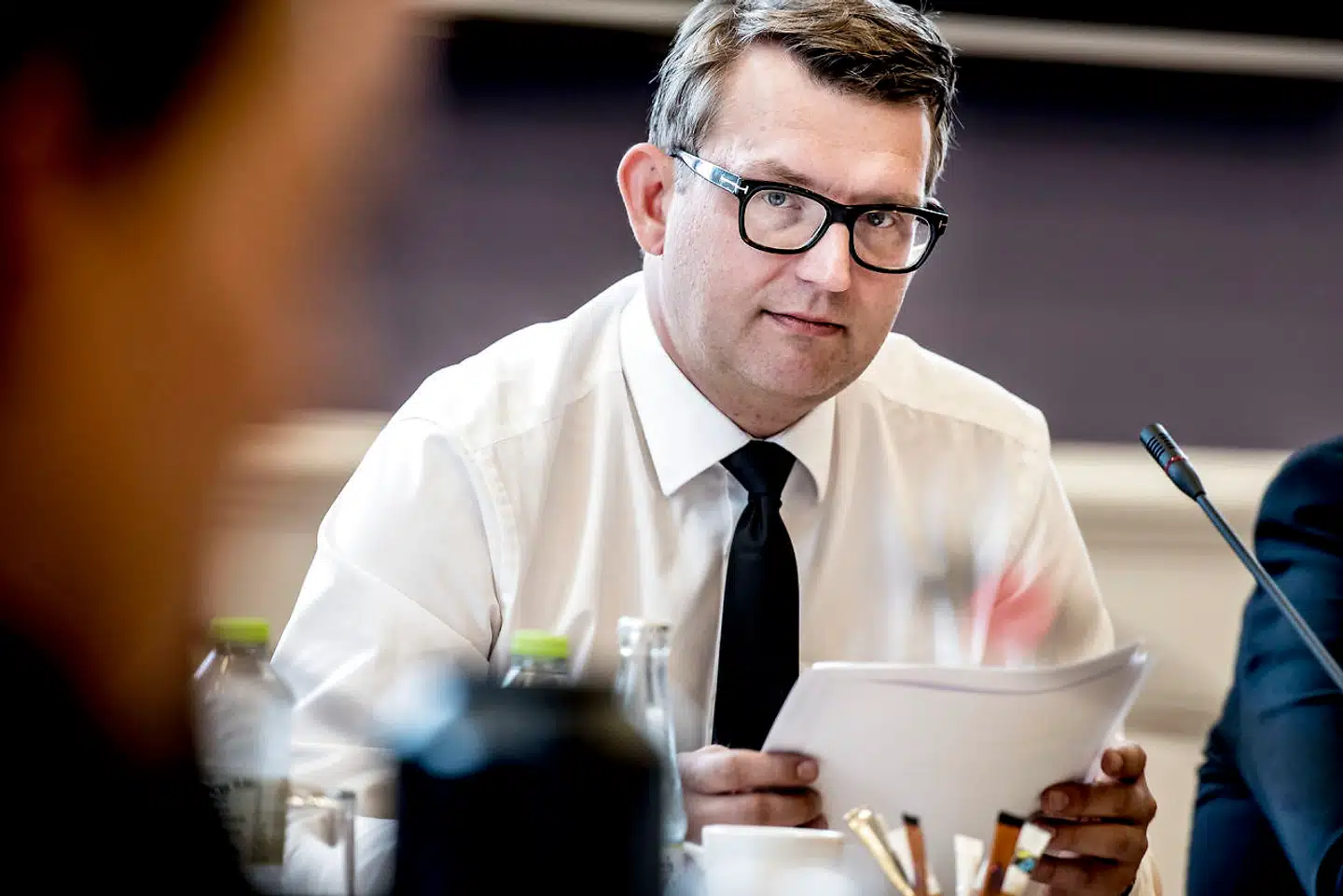 »Jeg bestemmer ikke, hvornår der skal udskrives valg. Jeg arbejder for at lande en god model,« siger beskæftigelsesminister Troels Lund Poulsen (V) om de igangværende pensionsforhandlinger.