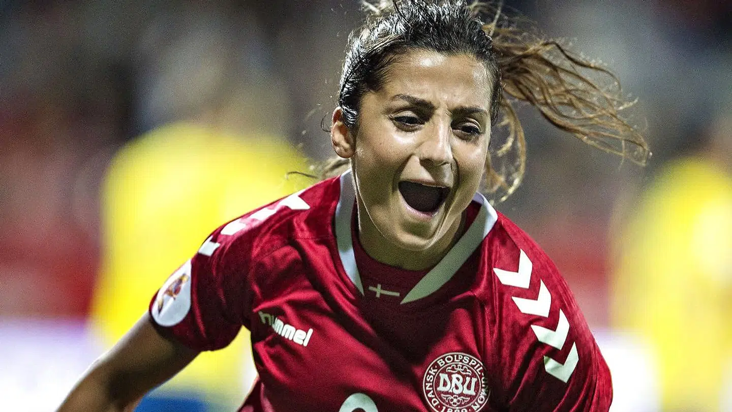 Nadia Nadim er en af stjernerne på det danske kvindelandshold.