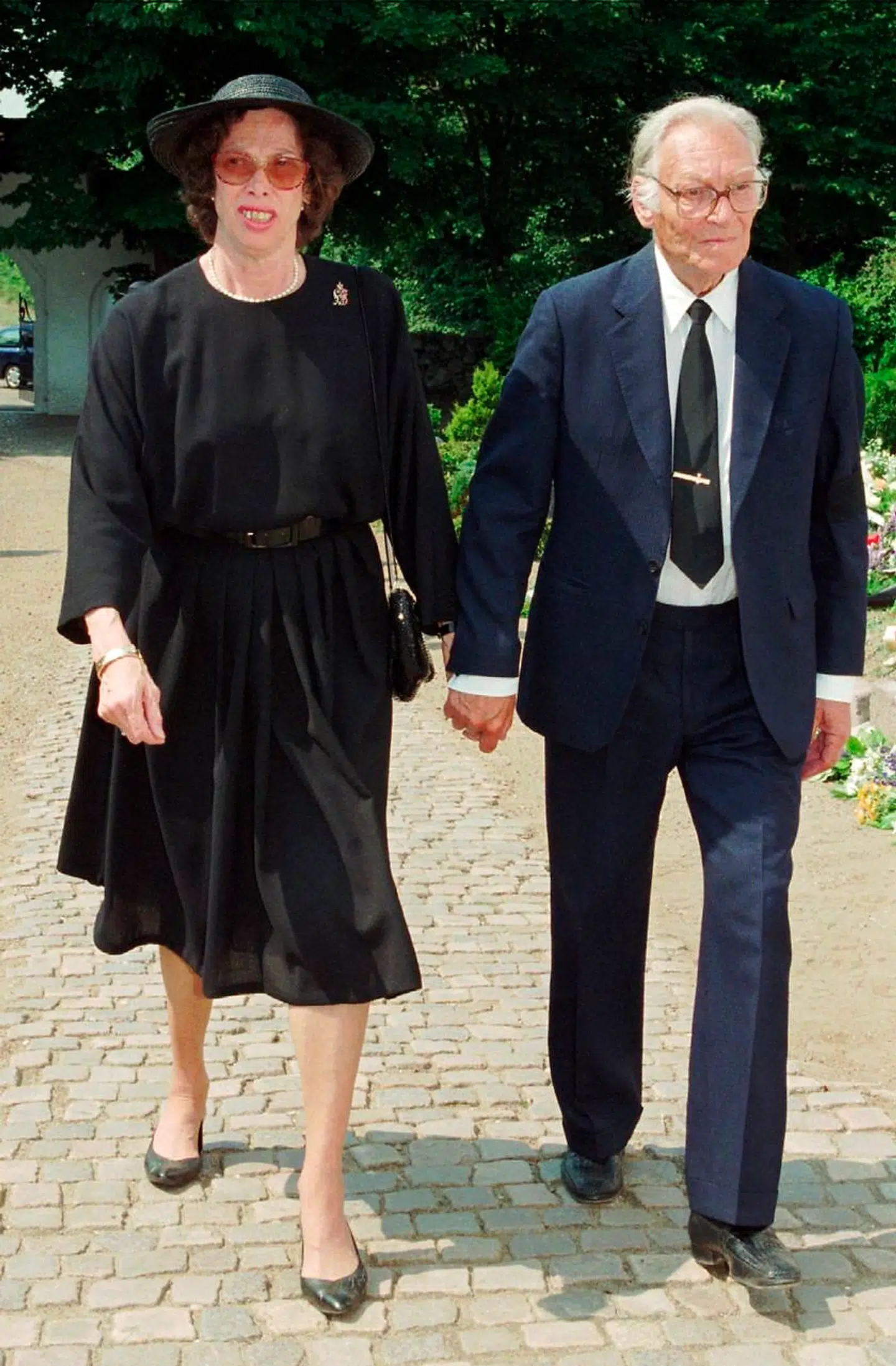 ARKIVFOTO af prinsesse Elisabeth med Claus Hermansen.