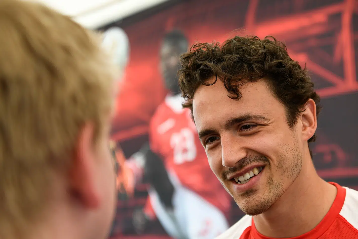 Thomas Delaney er rød/grøn-farveblind og havde derfor svært ved at se forskel på Danmark og Mexicos træner i den sidste testkamp før VM. Jonathan Nackstrand/Ritzau Scanpix