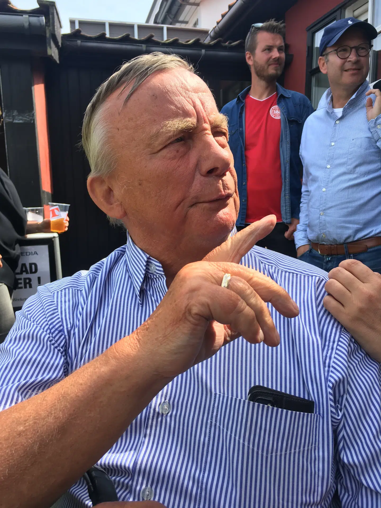 74-årige Poul Aksel Eriksen mener, at Liberal Alliances politik vil udstøde flere fra fællesskabet. Foto: Jacob Friberg