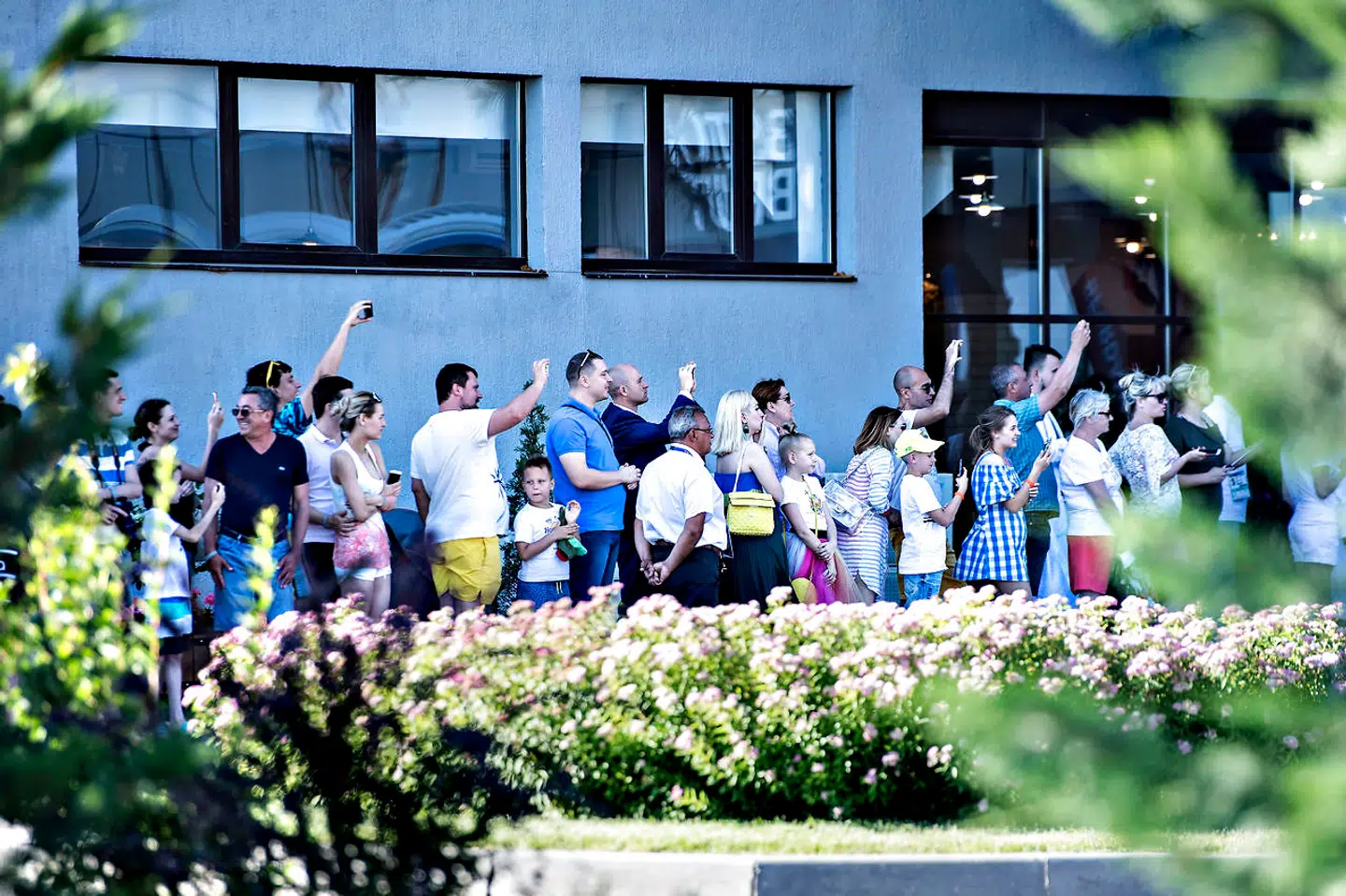 VM 2018 Rusland. Spillerne ankommer til Beton Brut Hotel hvor det danske fodboldlandshold opholder sig under VM.