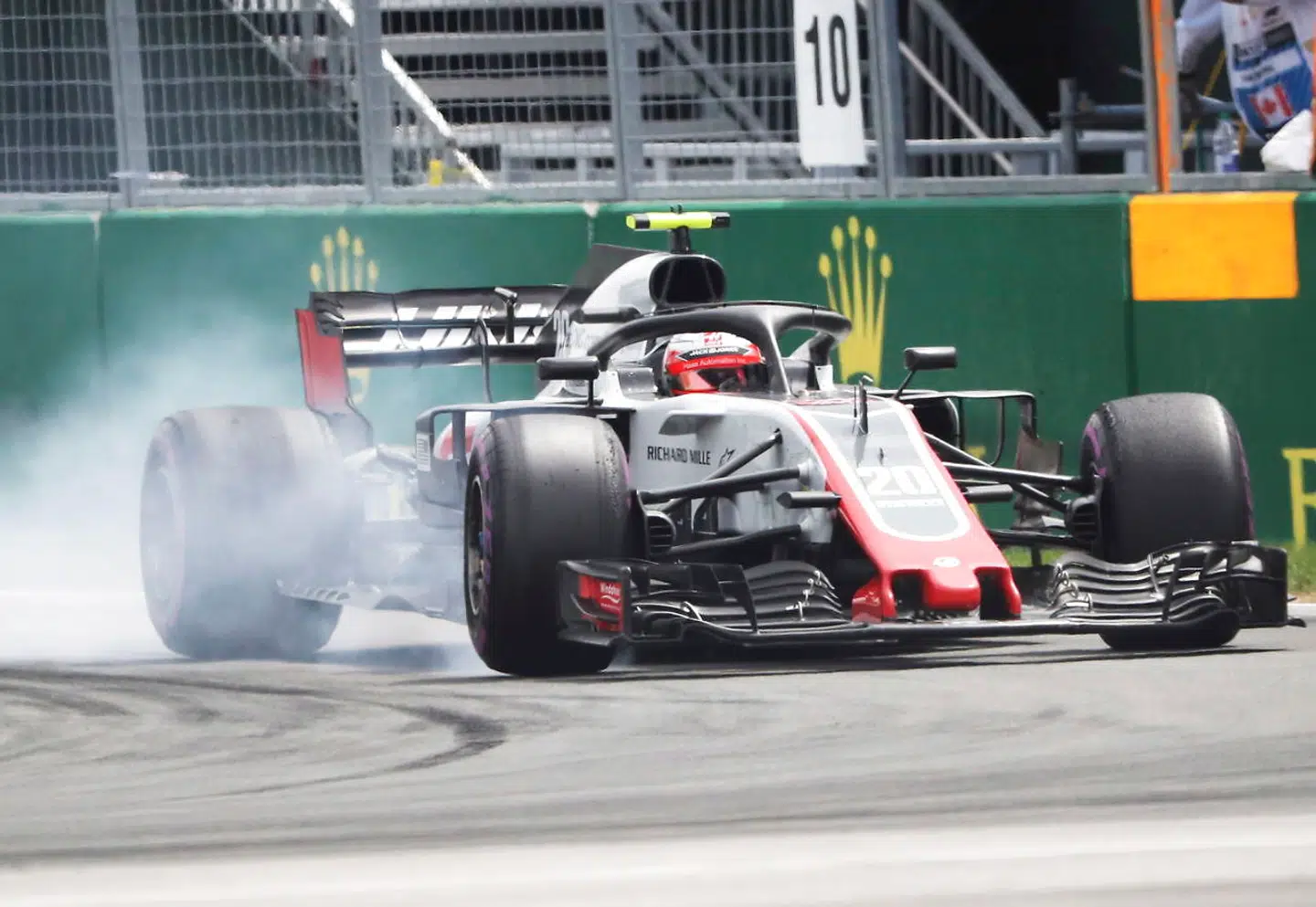 Kevin Magnussen i Canadas Grand Prix.