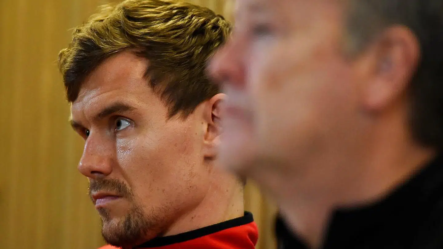 Andreas Bjelland er bestemt ikke tilfreds med Åge Hareides beslutning.