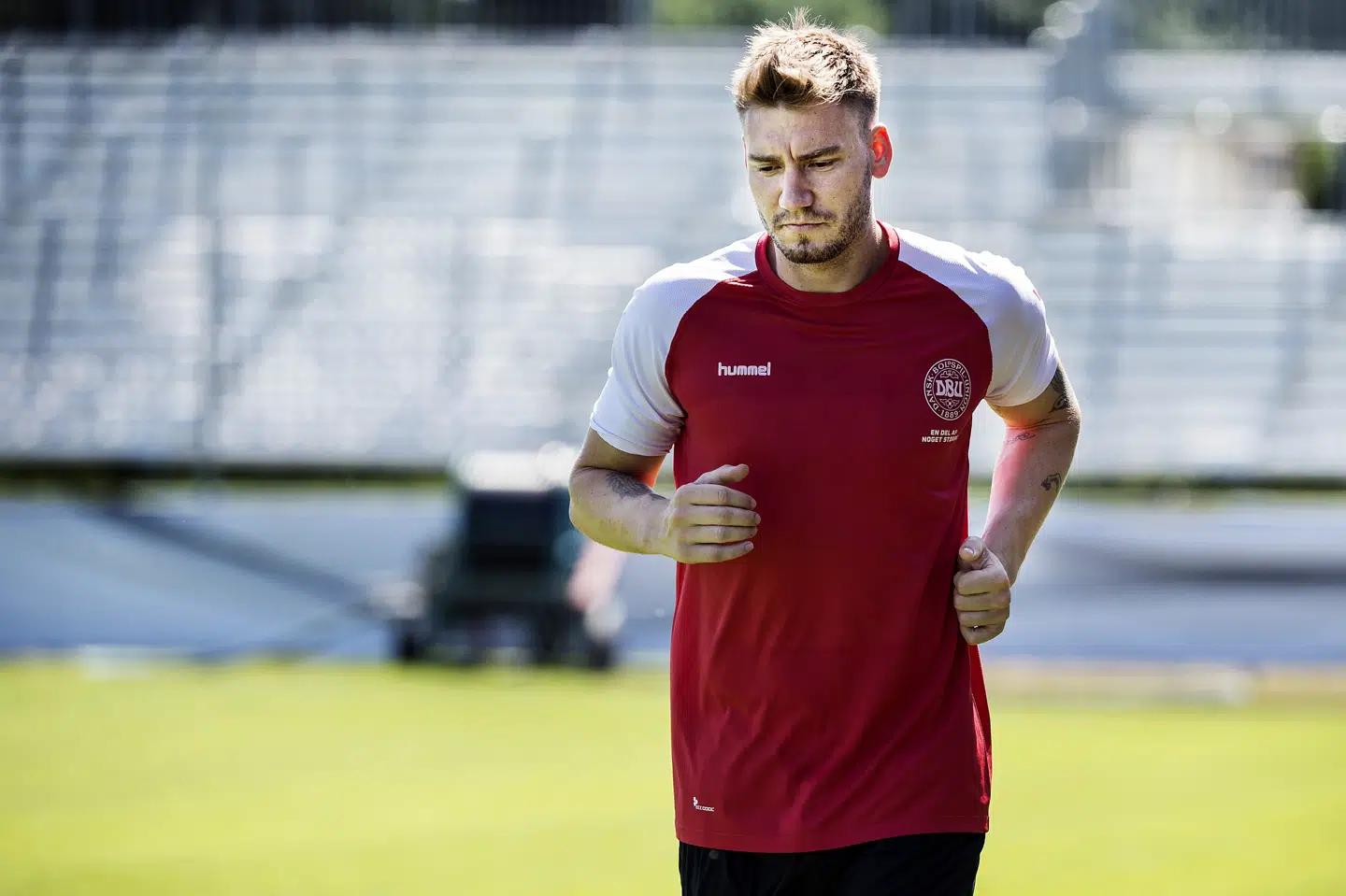 Nicklas Bendtner har lagt en drilsk video ud på Instagram. Liselotte Sabroe/Ritzau Scanpix