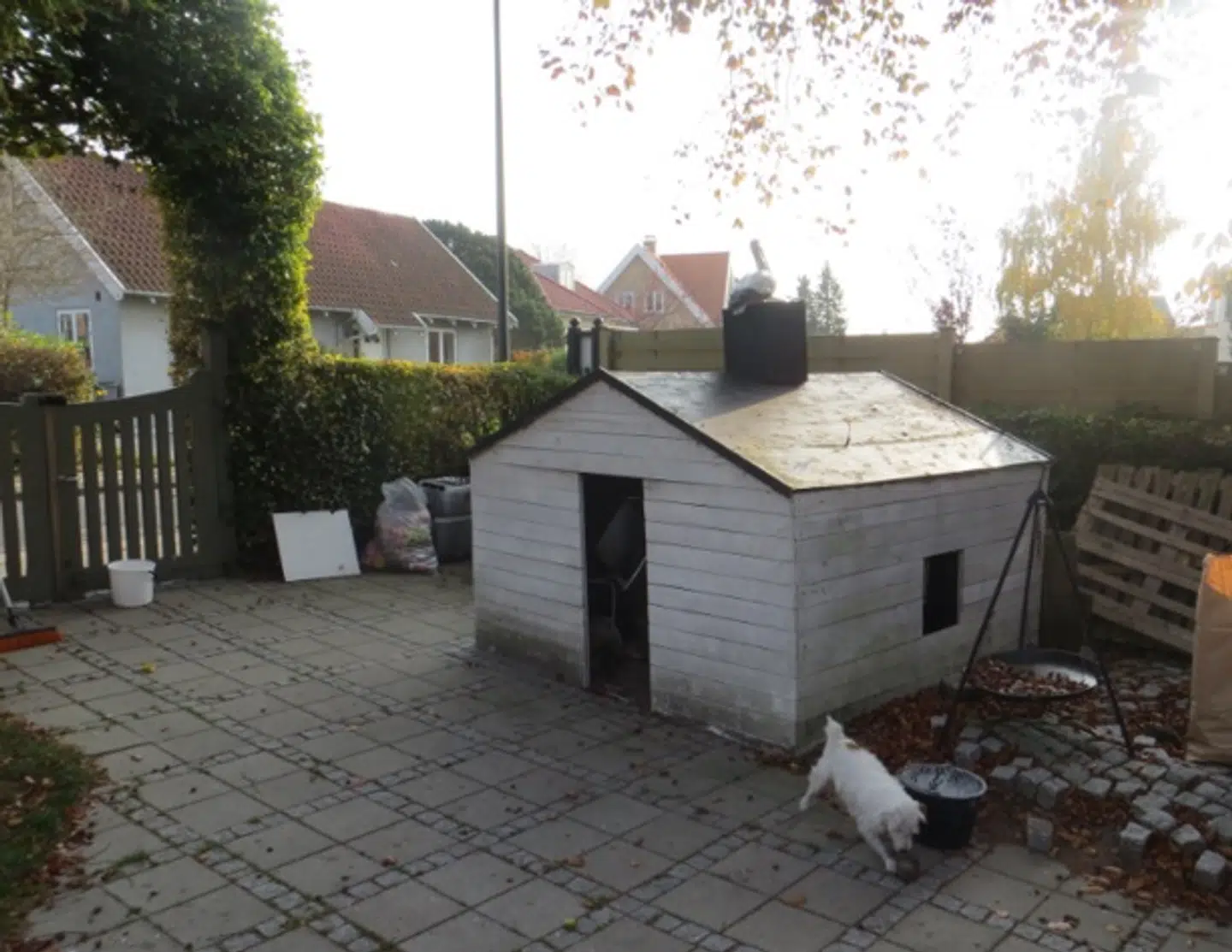 Københavns Kommune tvang familien Sørensen til at jævne deres legehus med jorden. Foto: Privat