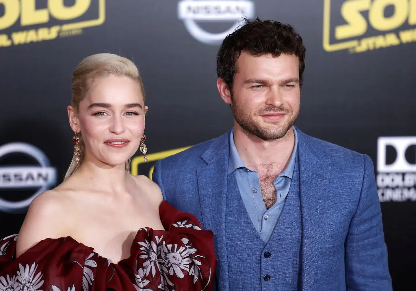 'Game of Thrones'-stjernen Emilia Clarke og Alden Ehrenreich har hovedrollerne i den aktulle Han Solo-film.