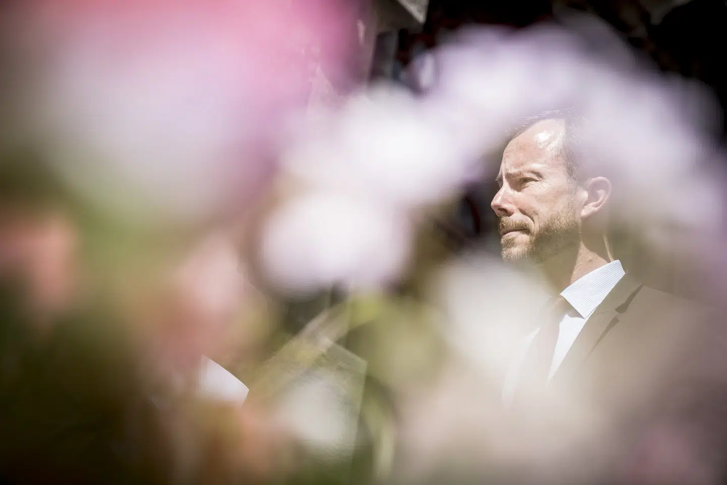 Miljø- og fødevareminister Jakob Ellemann-Jensen (V) vil have bygget et vildsvinehegn på grænsen mellem Danmark og Tyskland. Hegnet skal sikre den danske svinebestand mod afrikansk svinepest. Mads Claus Rasmussen/arkiv/Ritzau Scanpix