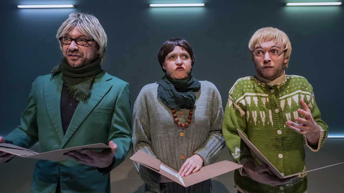 Foto fra Platt-forms seneste show 'En smule i overkanten.'