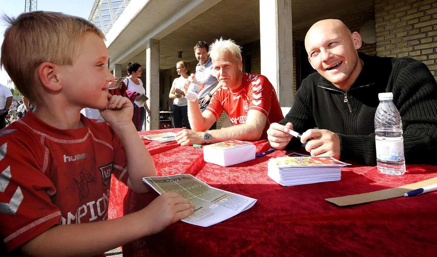 Thomas Gravesen til autografskrivning i Vejle tilbage i 2009