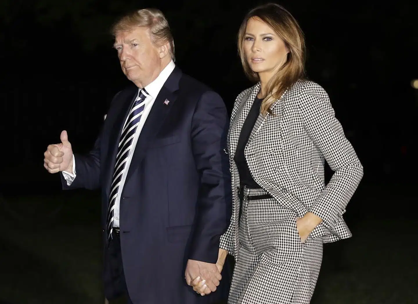 Donald Trump og Melania Trump.