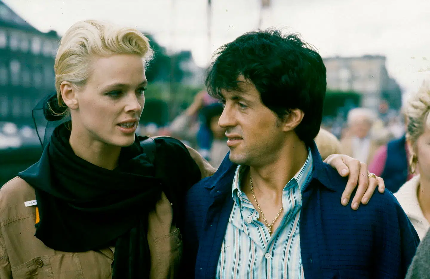 ARKIVFOTO af Brigtitte Nielsen og Sylvester Stallone, fra de dannede par.