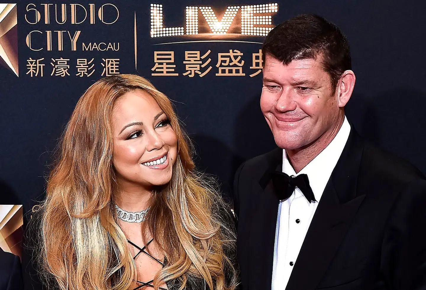 Mariah Carey og James Packer i oktober 2015 - omkring et år før de gik fra hinanden.