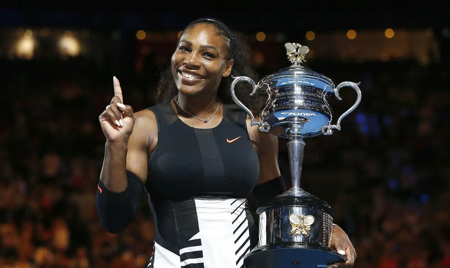 Sidst Serena Williams deltog i en af tennissportens Grand Slam-turneringen vandt hun i 2017 damesinglerækken ved Australian Open.