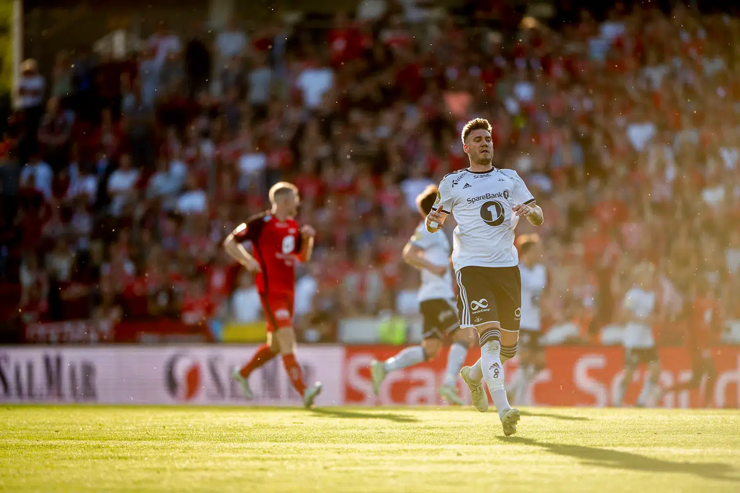 Trondheim 20180527. Rosenborgs Nicklas Bendtner i eliteseriekampen i fotball mellom Rosenborg og Lillestrøm på Lerkendal Stadion (3-0). Foto: Ole Martin Wold / NTB scanpix. (Foto: Wold, Ole Martin/Ritzau Scanpix)
