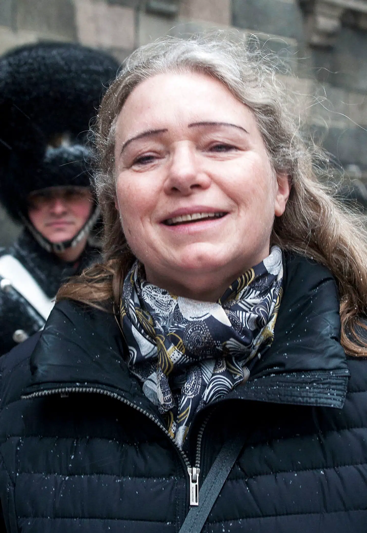 Sygeplejerske Lisbeth Elbæk Mortensen efter audiensen hos kronprins Frederik.