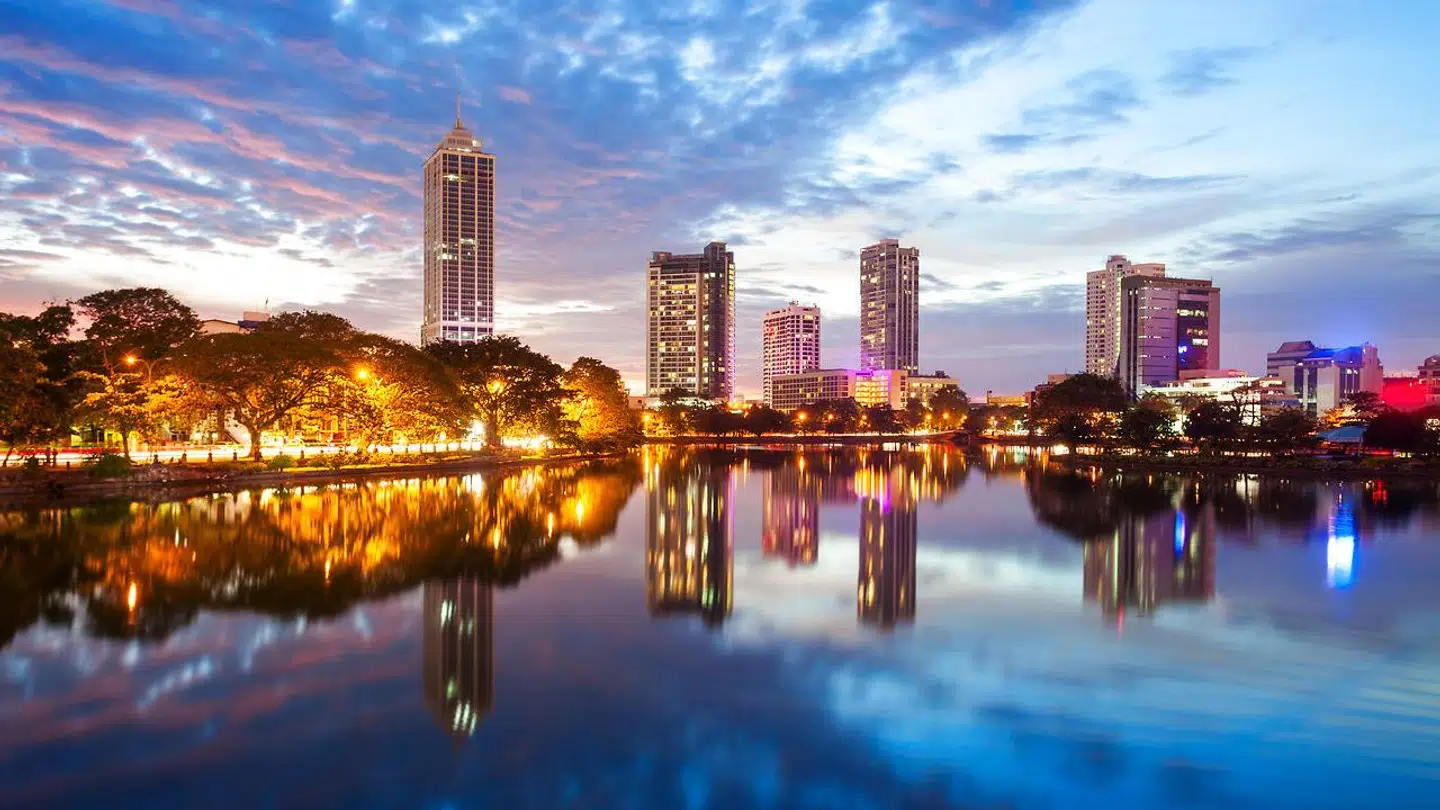 Byen Colombo i det sydvestlige Sri Lanka. Arkivfoto.