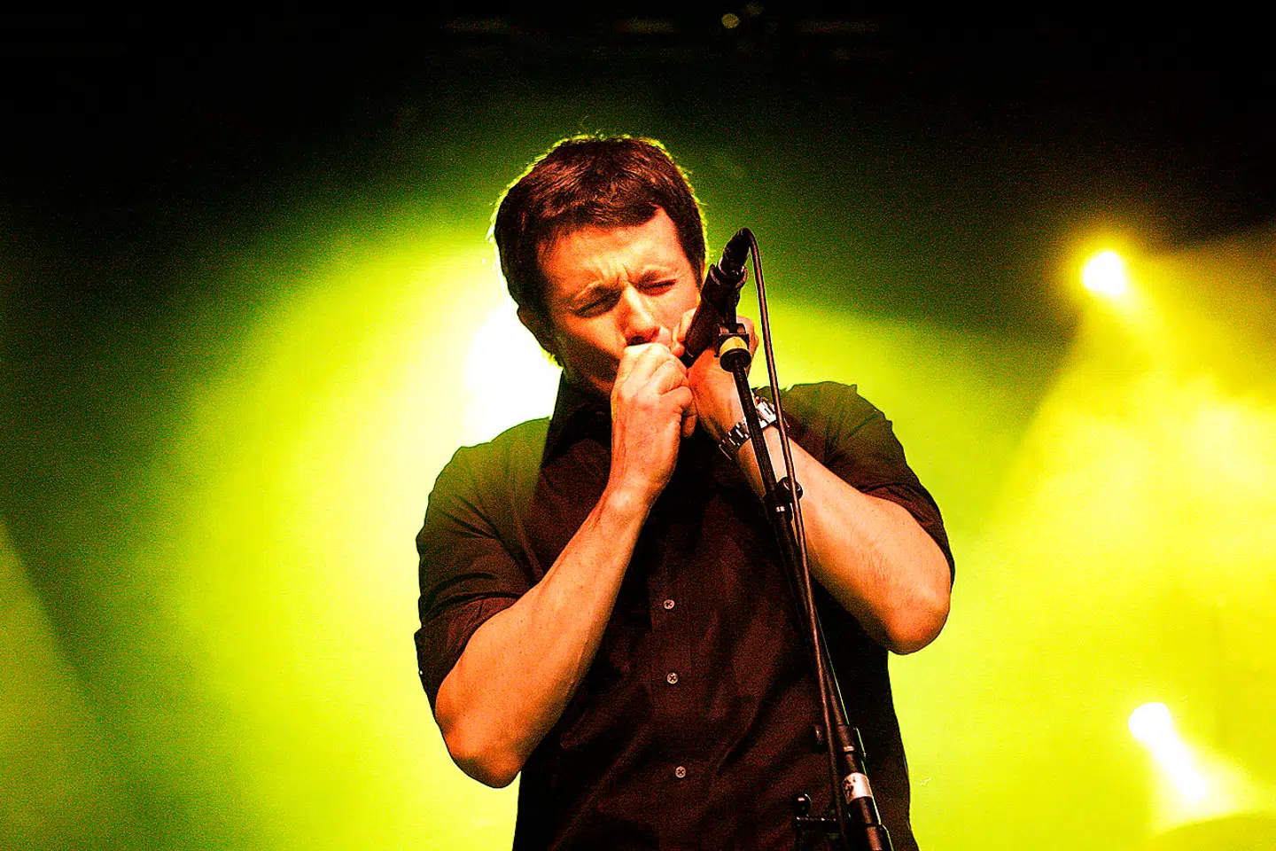 Kronprins Frederik gav publikum en stor oplevelse, da han i 2007 gik på scenen i Pumpehuset med Led Zeppelin Jam og spillede mundharmonika.