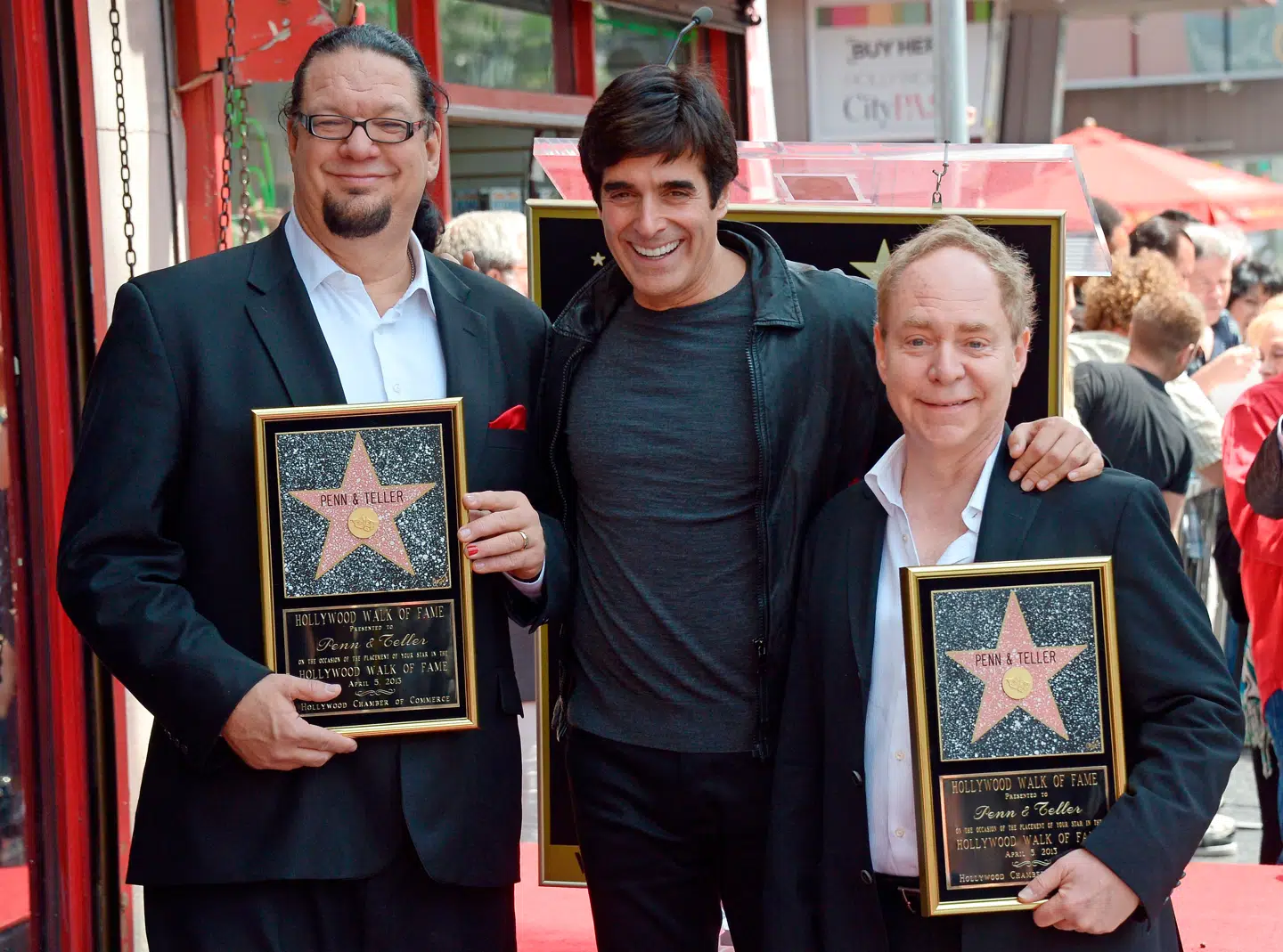 David Copperfield var en af dem, der i 2013 fik en stjerneflise på Hollywods Walk of Fame.