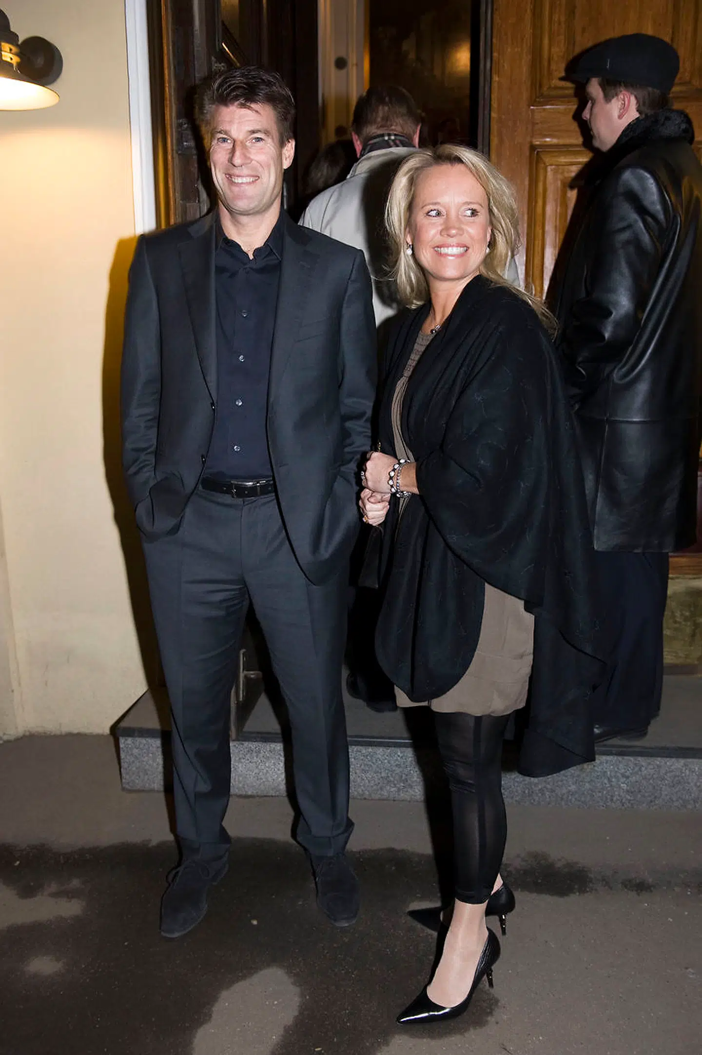 Michael Laudrup og fru Siw til reception i Den Danske Ambassade i Moskva i 2014