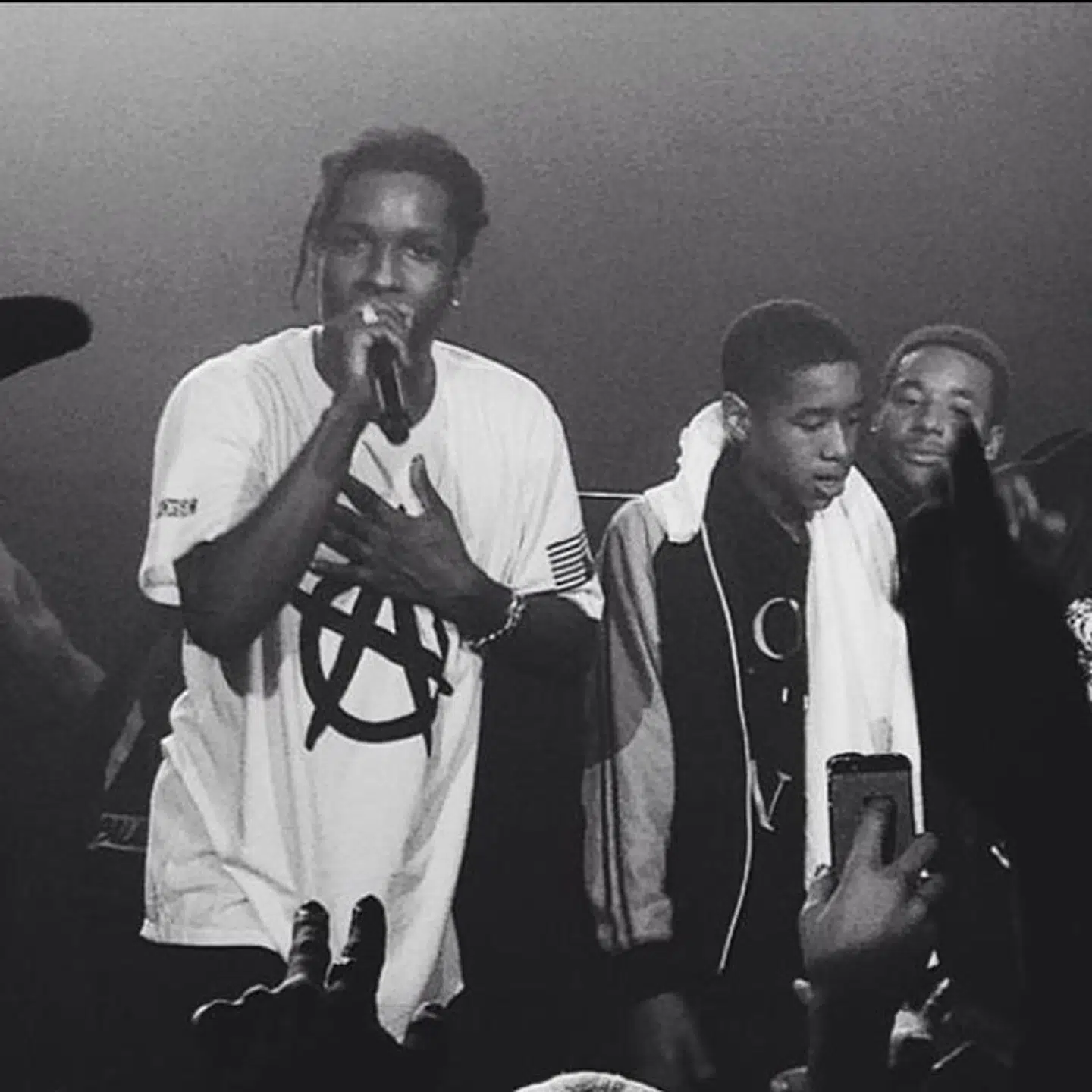 Tyrees Tyr og Asap Rocky i Store Vega i 2014.