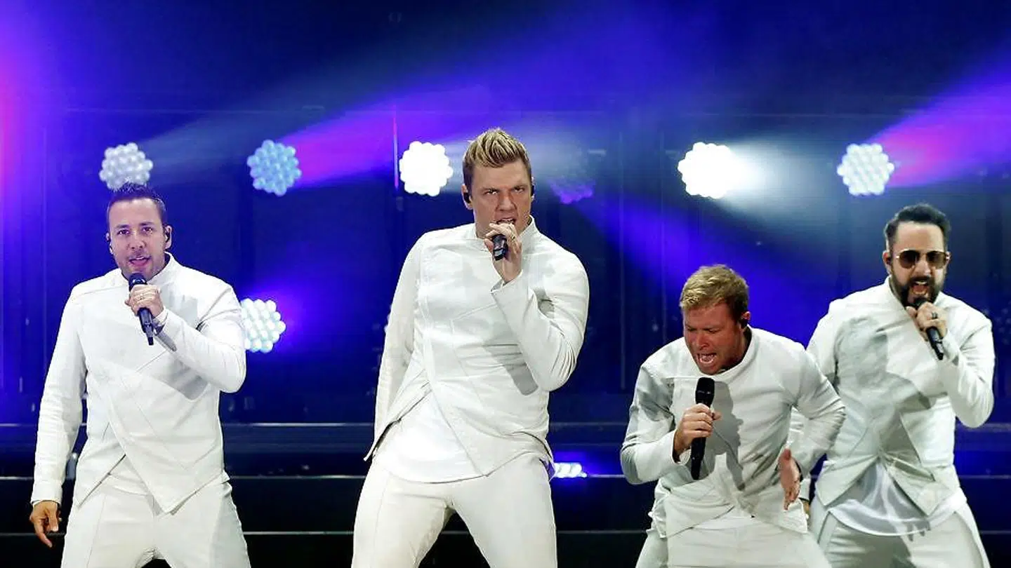 Backstreet Boys på scenen i Californien i maj 2017.