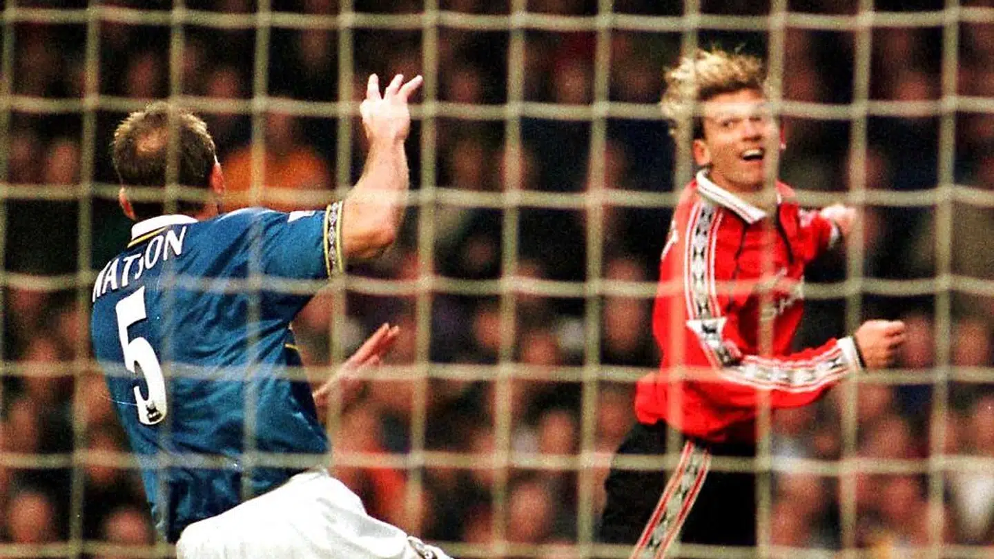 Jesper Blomquist i aktion for Manchester United. PETER WILCOCK / PA / AFP