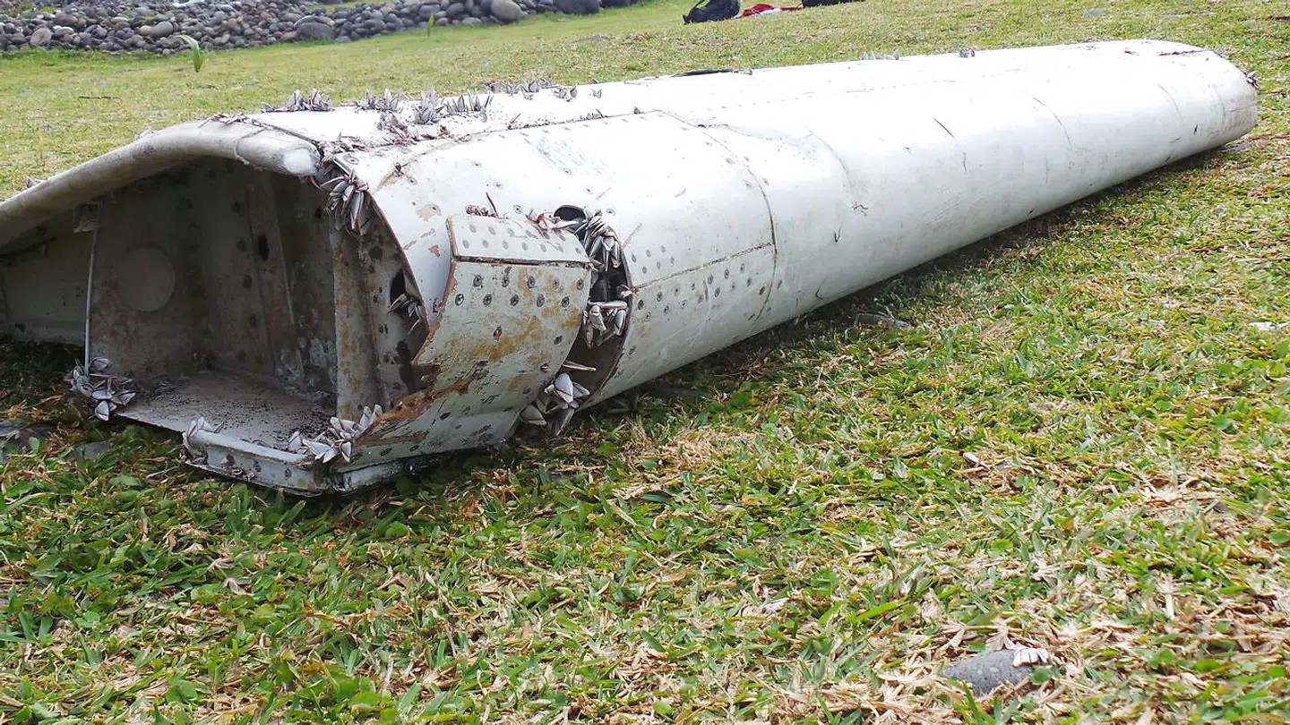 Et stykke af MH370 blev fundet i 2015.