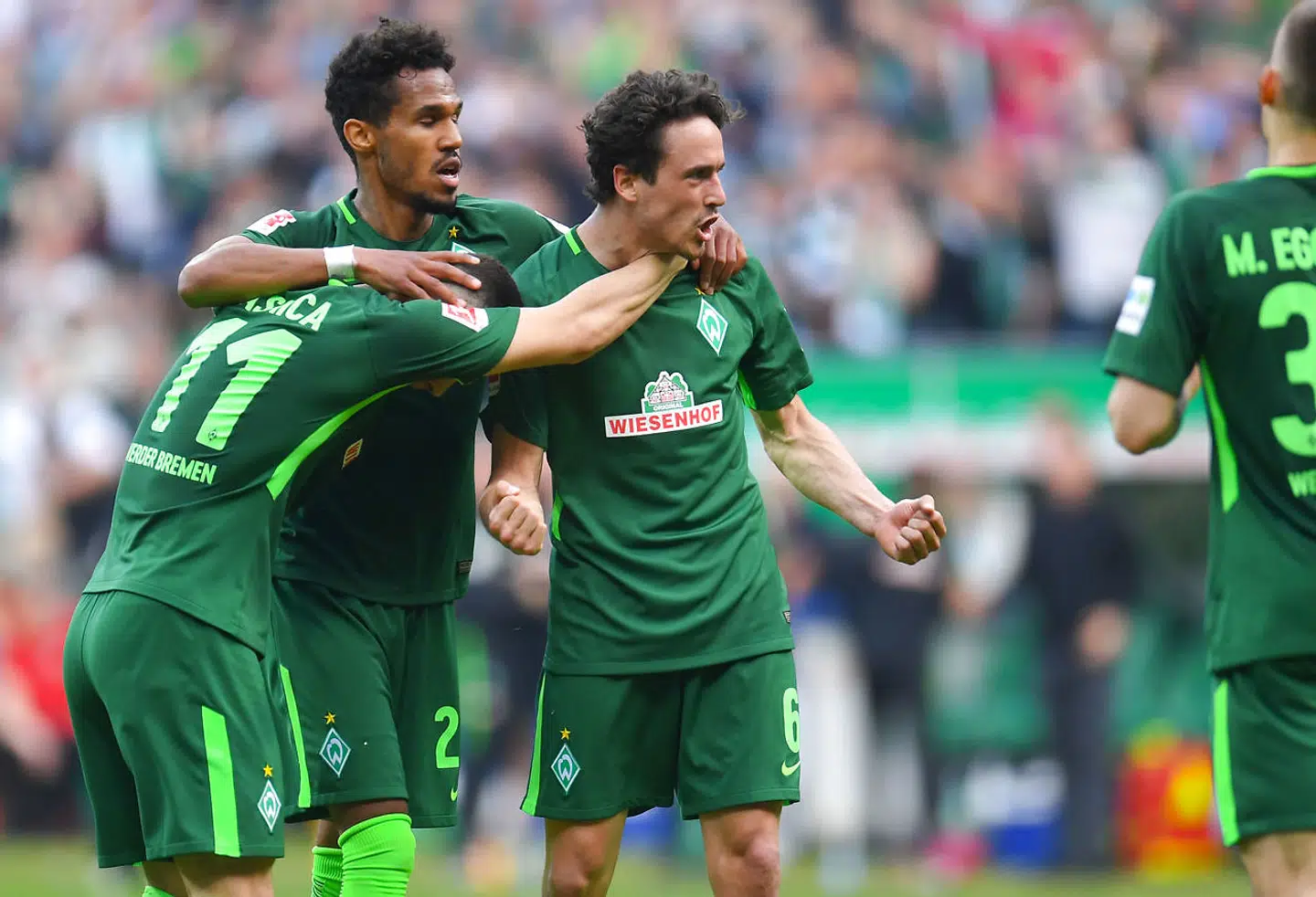 Thomas Delaney fejrer sin scoring mod netop Borussia Dortmund i april.