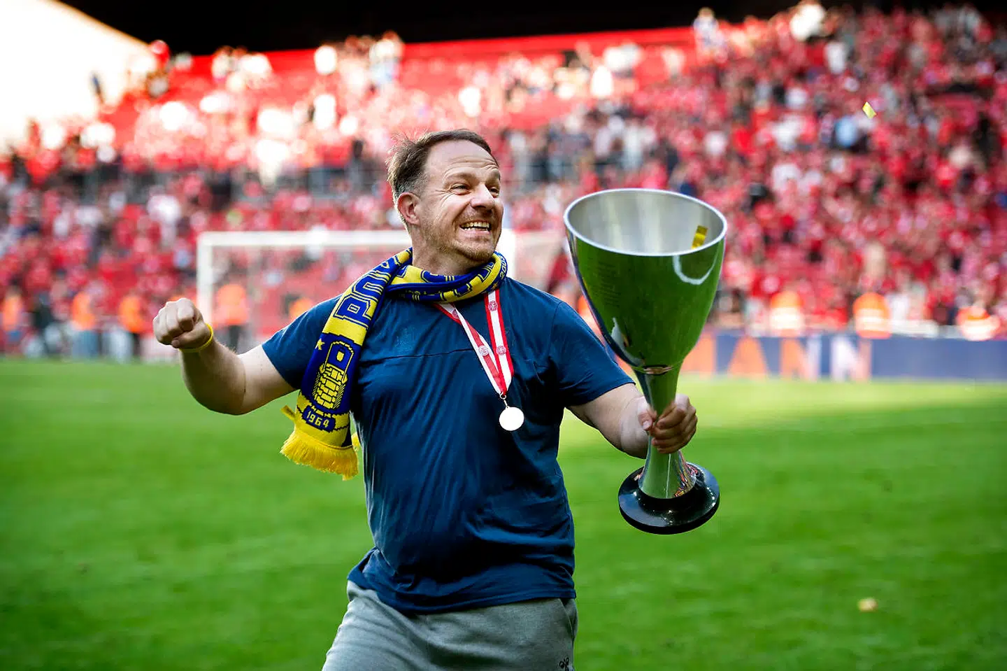 Ifølge Brøndbys sportsdirektør Troels Bech, får Alexander Zorniger to eller tre nye spillere i sin trup til sommer. (Foto: Liselotte Sabroe/Ritzau Scanpix)