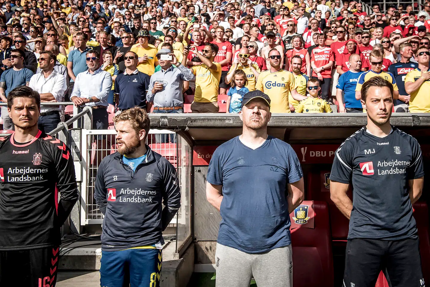 Brøndby IFs cheftræner Alexander Zorniger før DBU pokalfinalen mellem Silkeborg IF og Brøndby IF i Telia Parken i København, torsdag den 10. maj 2018. (Foto: Mads Claus Rasmussen/Ritzau Scanpix)