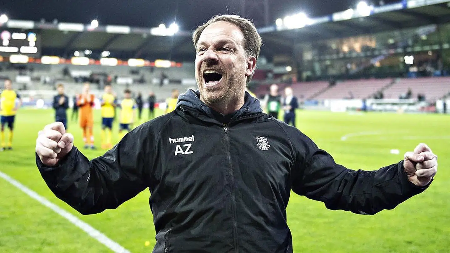 Brøndbys cheftræner Alexander Zorniger tror fuldt og fast på sine spillere, der har fire meget afgørende kampe tilbage i denne sæson.