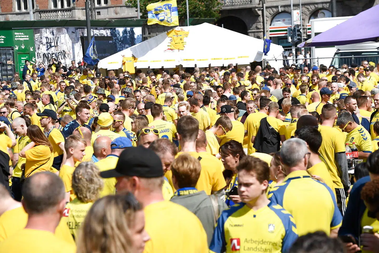 Brøndbytilhængere i København centrum.